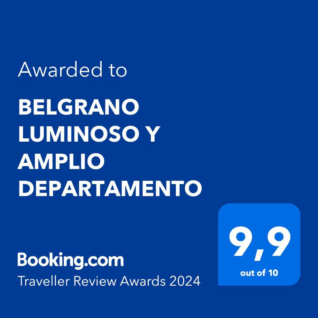 Belgrano Luminoso Y Amplio Departamento Lejlighed Buenos Aires Eksteriør billede